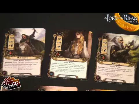 Drakkenstrike's Lord of the Rings: The Card Game Components Breakdown Video Review in HD