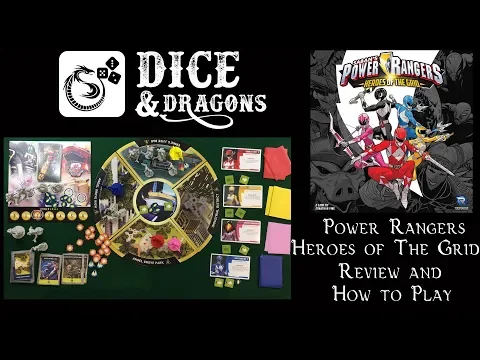 Dice and Dragons - Power Rangers Heroes of The Grid Review and How to Play