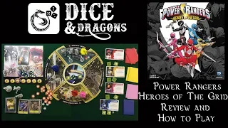 Dice and Dragons - Power Rangers Heroes of The Grid Review and How to Play