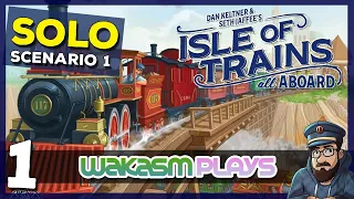 Isle of Trains: All Aboard!🚂 Scenario 1 (Solo) Deliveries to Bilington's and Flint Beach.