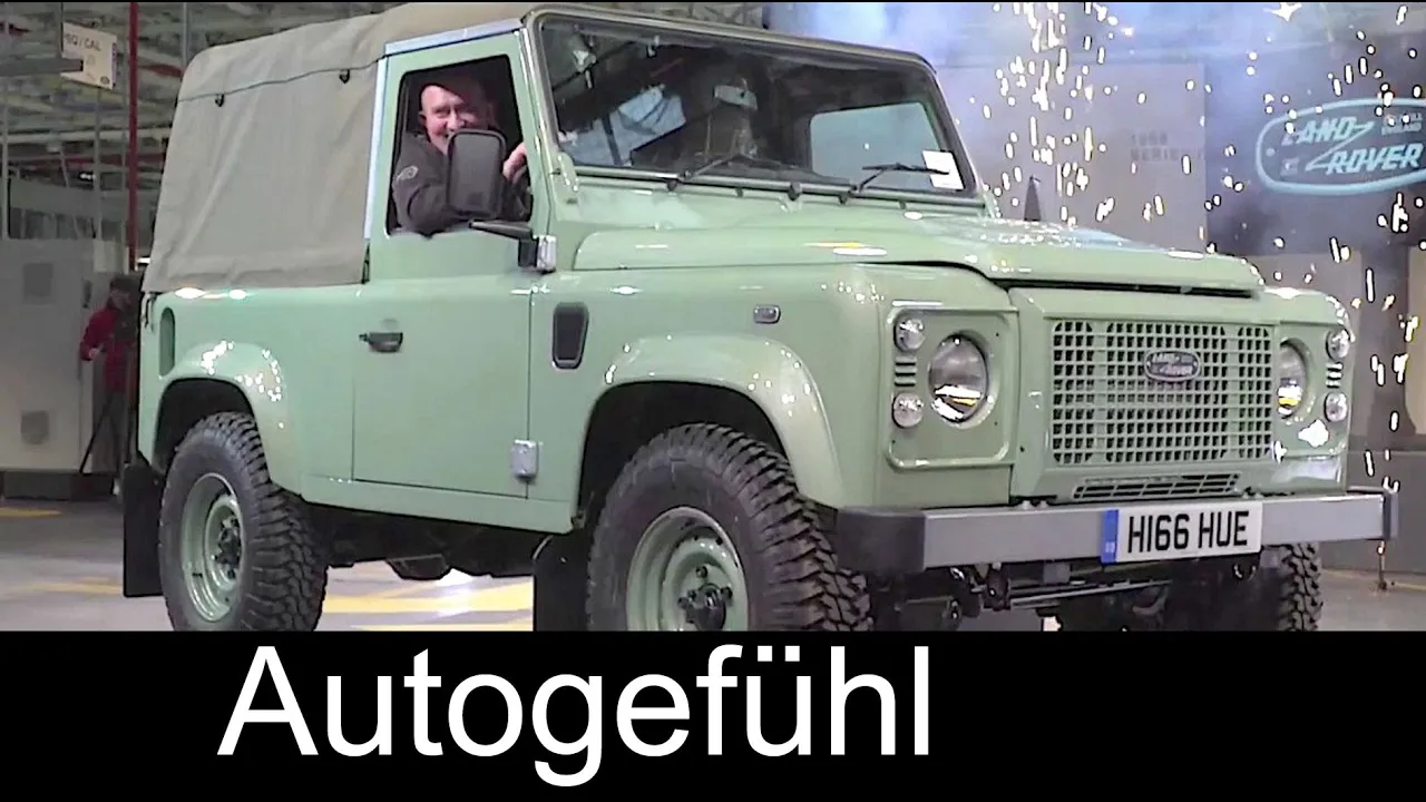 Last ever classic/original Land Rover Defender built in Solihull - Autogefühl