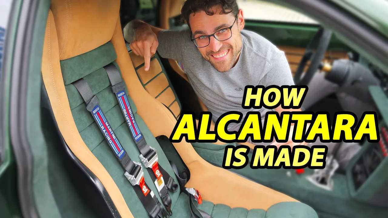What is Alcantara and how is it made? Exclusive FACTORY TOUR!