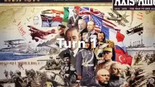 Axis and Allies 1914 Game 1 turn 1