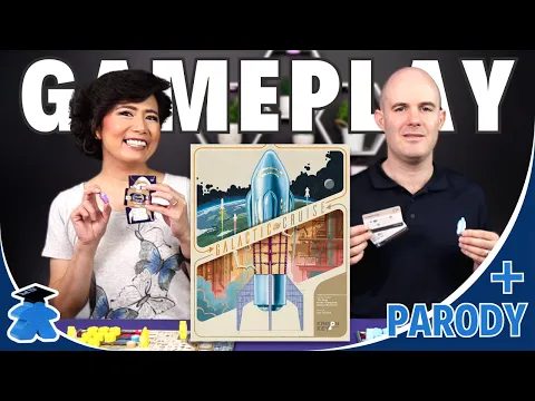 Galactic Cruise - Playthrough! Euro board game, fun theme and Lacerda feels. Plus thematic parody