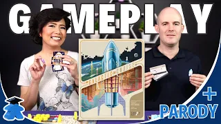 Galactic Cruise - Playthrough! Euro board game, fun theme and Lacerda feels. Plus thematic parody