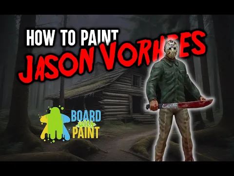 How to Paint Jason Vorhees from Terrified! (Horrified! Board Game Fan Conversion)