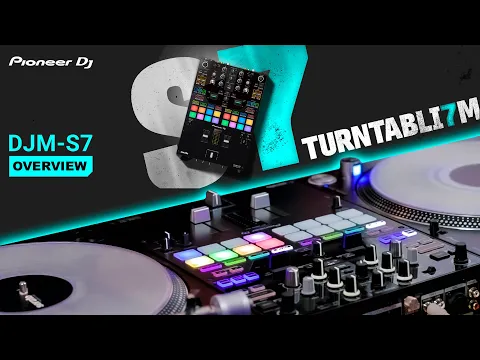 Miniature de la vidéo du produit pour Pioneer DJ DJ DJM-S7 Table de mixage Scratch 2 canaux