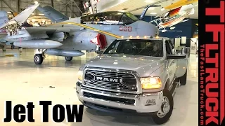 How to Tow a U.S. Navy EA-6B Prowler Jet with 2016 Ram 3500 HD?