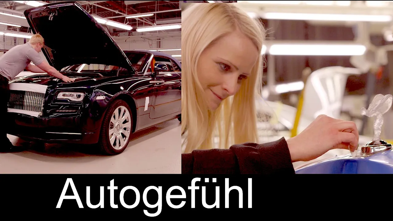 Rolls-Royce assembly plant Goodwood digitalized & working steps Werk - Autogefühl