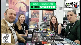 Interview with Cogito Ergo Meeple at Airecon - Designers of Solar 175 Board Game Live on Kickstarter