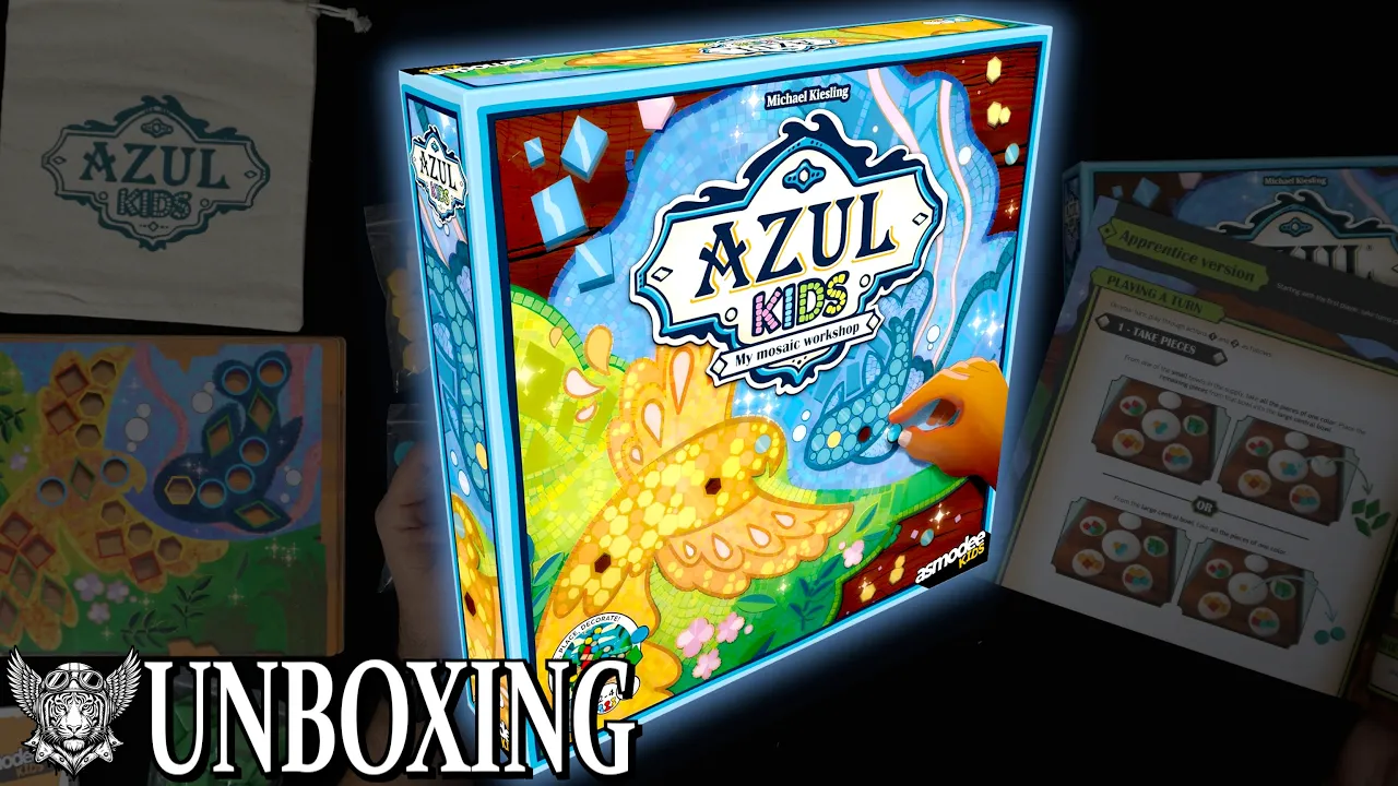 Azul Kids Unboxing – What's Inside the Family Edition of Azul?