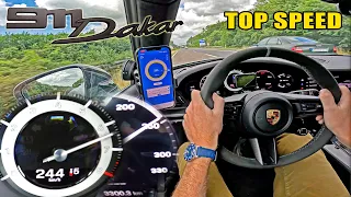 Porsche 911 DAKAR // TOP SPEED on AUTOBAHN