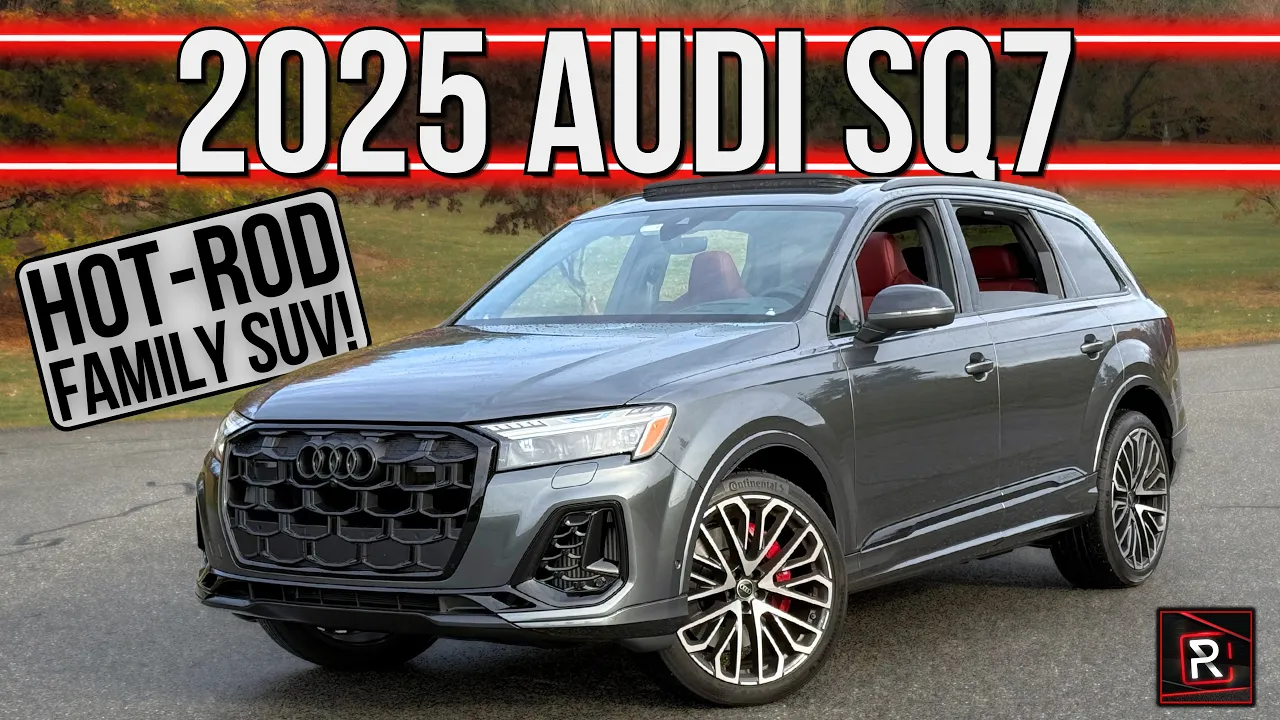 The 2025 Audi SQ7 Is A Hot Rodded Bi-Turbo V8 Family Hauler With Sleeper Vibes