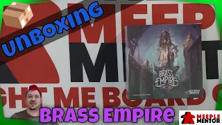 Meeple Mentor Unboxes Brass Empire