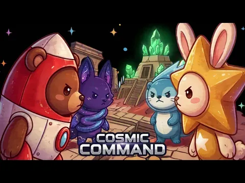 How to Play Cosmic Command / 2 Player Tactical Card Game + Full Example Round