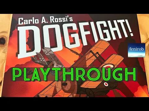 Dogfight! Board Game | Playthrough | Yellow vs Green (Base - Game 2)