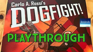 Dogfight! Board Game | Playthrough | Yellow vs Green (Base - Game 2)