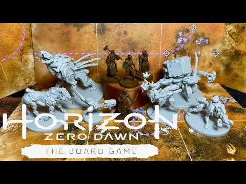 Horizon Zero Dawn Brettspiel - was ist in der Box? [German/What is in the box]