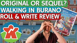Walking in Burano Roll & Write - Board Game Review - Original vs Sequel?