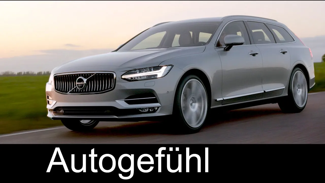 All-new Volvo V90 reveal Exterior/Interior design preview estate 2017 neuer Kombi - Autogefühl