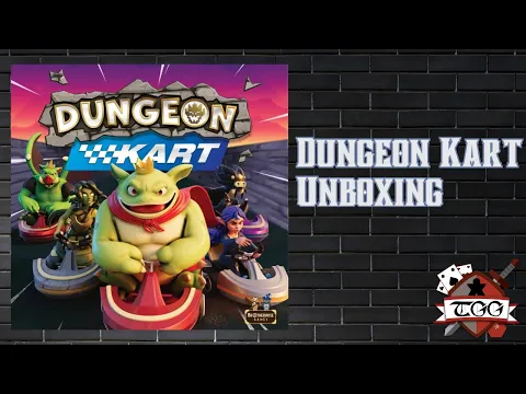 Dungeon Kart Board Game Unboxing