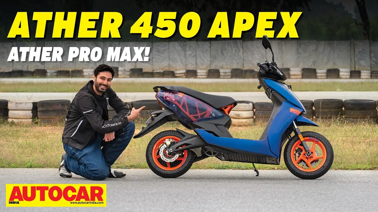 2024 Ather 450 Apex review - It's peak Ather! | @autocarindia1