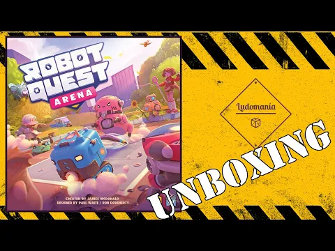 Ludomanía: Unboxing de Robot Quest Arena.