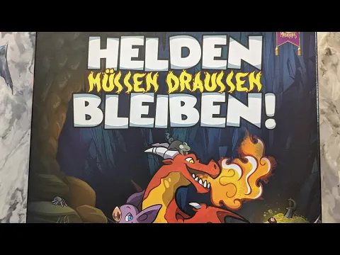 Helden müssen draußen bleiben! Unboxing inkl. Erweiterungen (dt. Ausgabe von Keep the Heroes Out!)