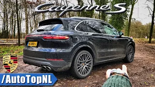 Porsche Cayenne S 2018 REVIEW POV Test Drive on AUTOBAHN by AutoTopNL