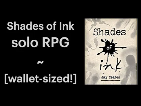 Shades of Ink solo RPG