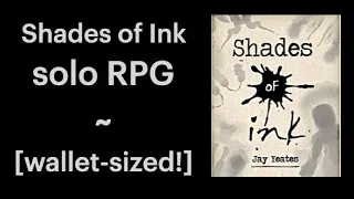 Shades of Ink solo RPG