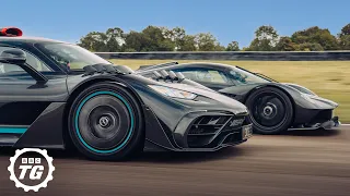 Aston Martin Valkyrie vs Mercedes AMG One! | 4K
