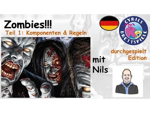 Cyrils Brettspiele - Zombies!!! Brettspiel (S23E01) - Komponenten & Regeln