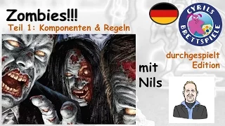 Cyrils Brettspiele - Zombies!!! Brettspiel (S23E01) - Komponenten & Regeln