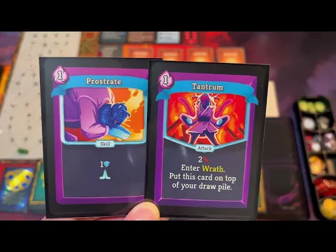 Slay the Spire: The Board Game - Ascension 4 Watcher Solo Playthrough (Act 1)