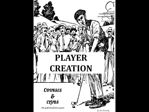 Courses & Clubs - Player Creation