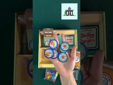 1 Minute Unboxing: Summer Camp Board Game