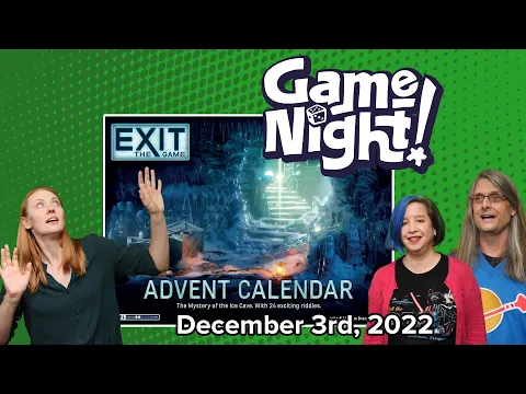 GameNight! 24 Days of Advent - Exit: The Game – Advent Calendar: The Mystery of the Ice Cave Dec. 3