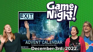 GameNight! 24 Days of Advent - Exit: The Game – Advent Calendar: The Mystery of the Ice Cave Dec. 3