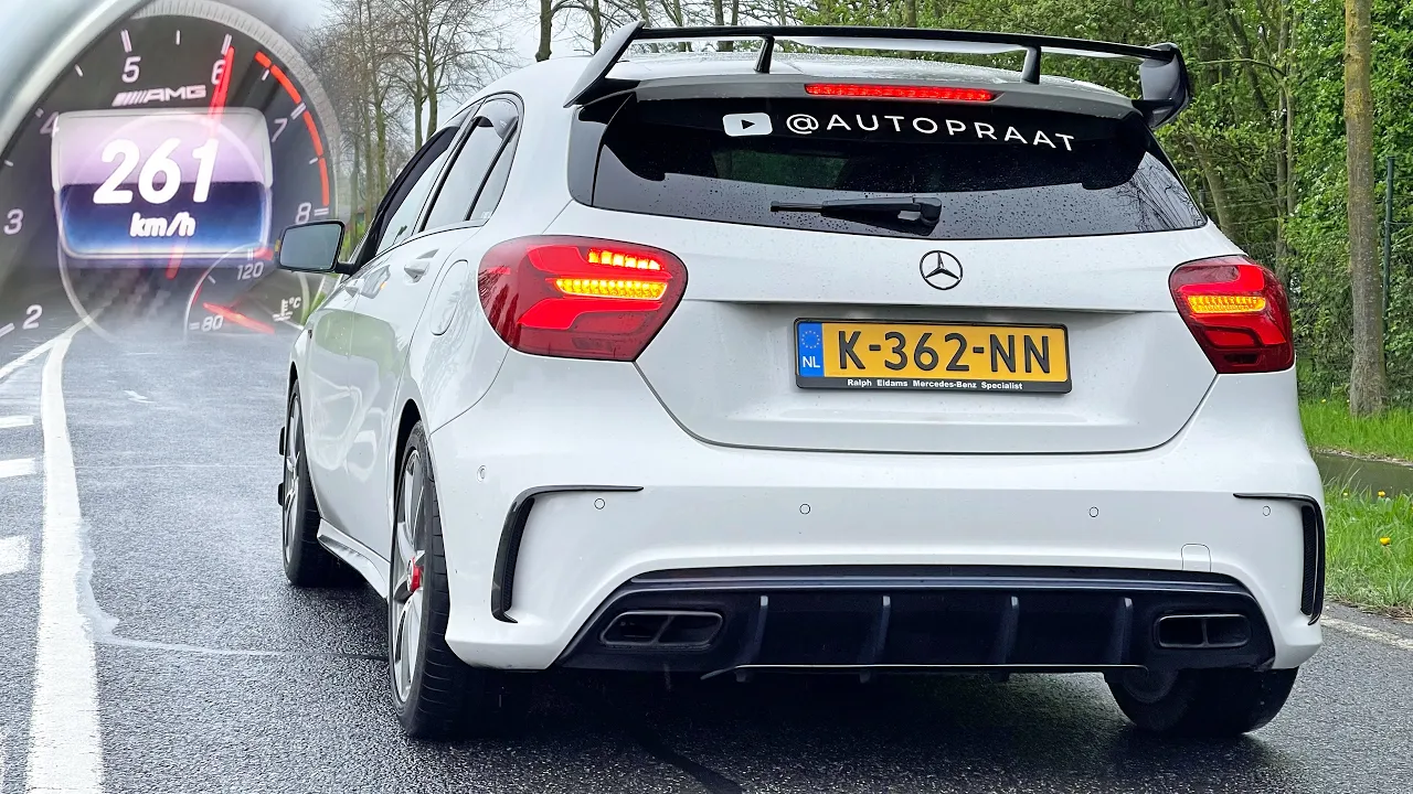 Mercedes A45 AMG 381HP | 0-250 ACCELERATION TOP SPEED & SOUND