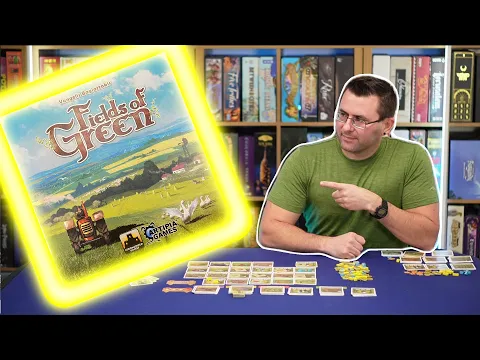 Fields of Green - Fun Adjacency and Timing Puzzle // Board Game Review