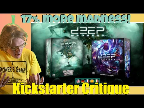 Deep Madness: Madness Reborn and Reprint Kickstarter Critique Review