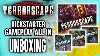TERRORSCAPE - Kickstarter Gameplay All-In Pledge Unboxing / How to build the mansion