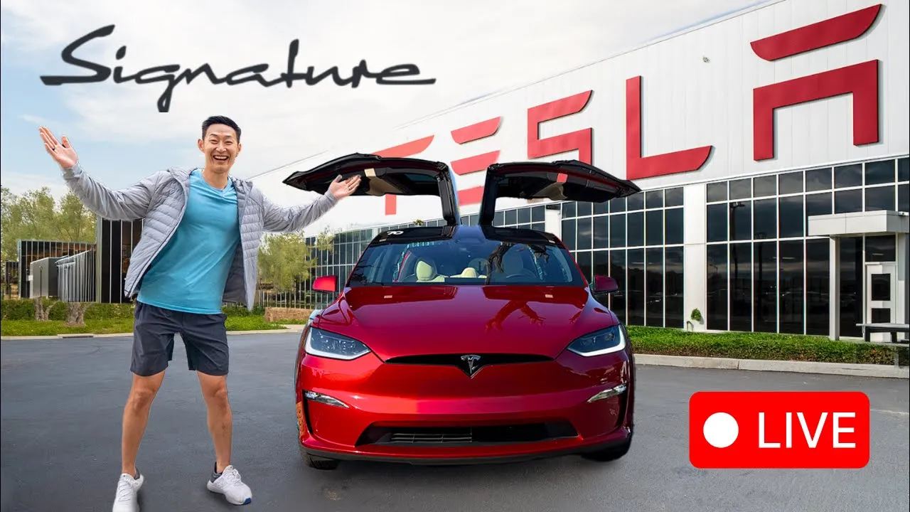Live at the Tesla Model X and S Farewell event!