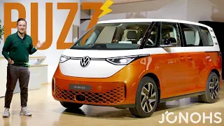 VW ID.BUZZ Vorstellung und Fahreindruck - DAS beste Familien E-Auto ist ein Bus?