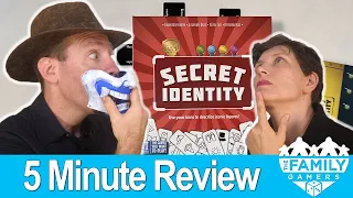 SNAP Review – Secret Identity [with The Family Gamers]
