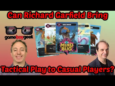 Can Richard Garfield Bring Tactical Card Play to Casual Players? MindBug Review - Game Boy Geek