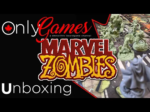 Marvel Zombies: A Zombicide Game Board Game Unboxing