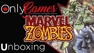 Marvel Zombies: A Zombicide Game Board Game Unboxing