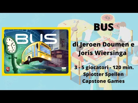 BUS (gioco da tavolo) - Tutorial italiano